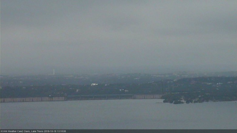 Lake Travis webcam, October 18, 2018 12:20 PM CT