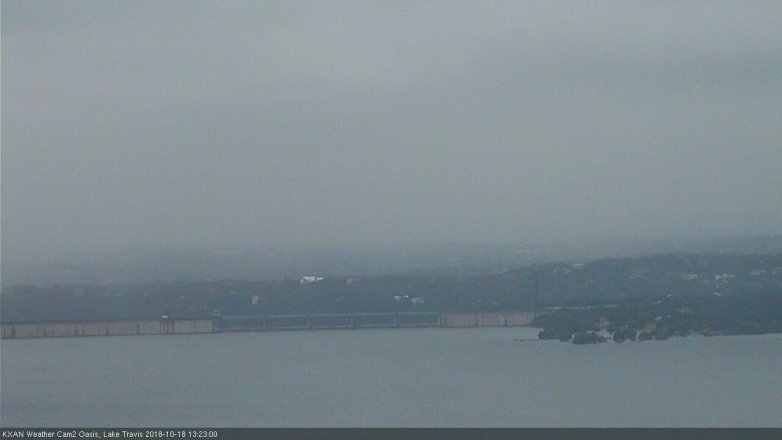 Lake Travis webcam, October 18, 2018 12:25 PM CT