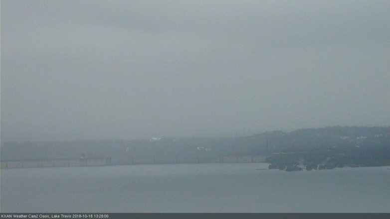 Lake Travis webcam, October 18, 2018 12:30 PM CT