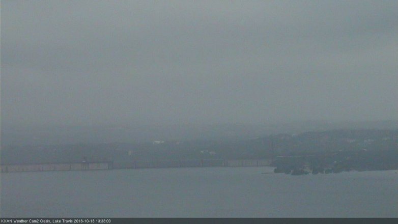 Lake Travis webcam, October 18, 2018 12:35 PM CT