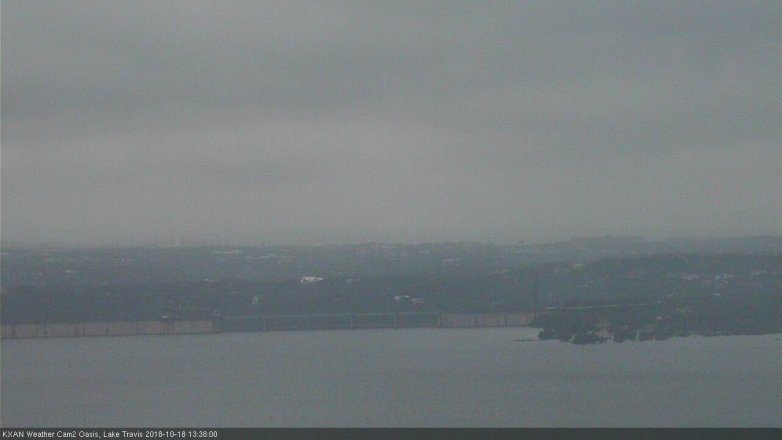 Lake Travis webcam, October 18, 2018 12:40 PM CT
