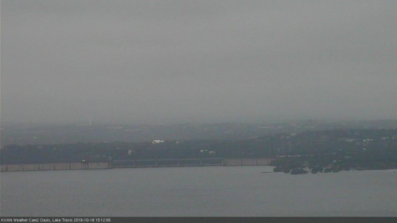 Lake Travis webcam, October 18, 2018 2:15 PM CT