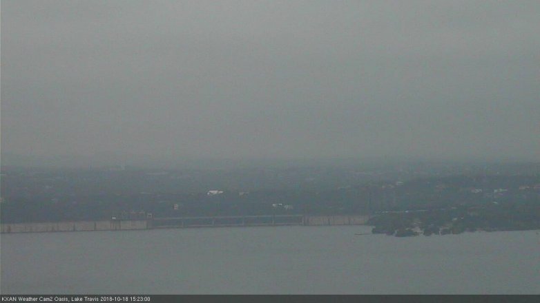 Lake Travis webcam, October 18, 2018 2:25 PM CT