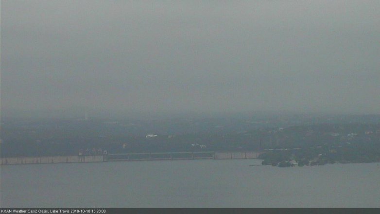 Lake Travis webcam, October 18, 2018 2:30 PM CT