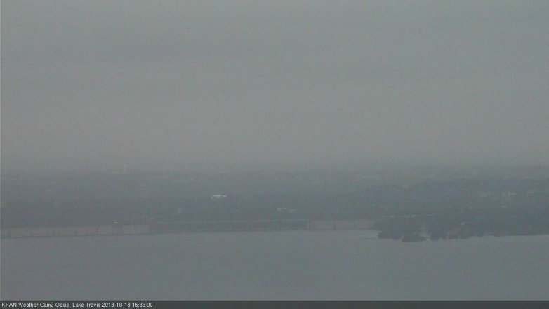 Lake Travis webcam, October 18, 2018 2:35 PM CT