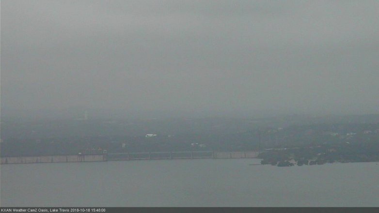 Lake Travis webcam, October 18, 2018 2:50 PM CT