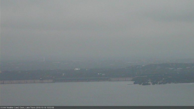 Lake Travis webcam, October 18, 2018 2:55 PM CT