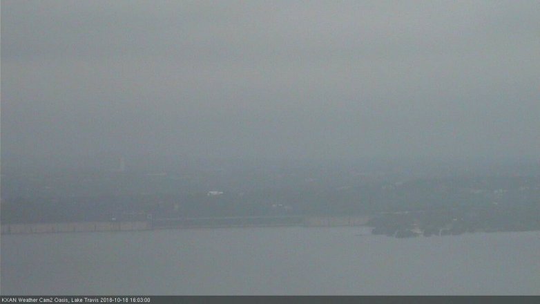 Lake Travis webcam, October 18, 2018 3:05 PM CT
