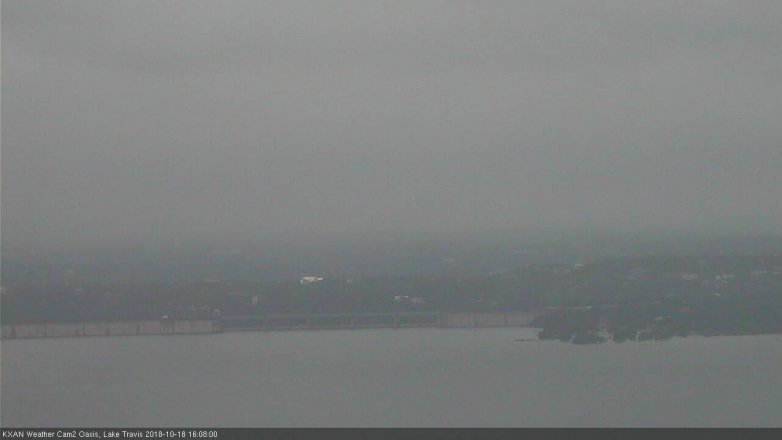 Lake Travis webcam, October 18, 2018 3:10 PM CT