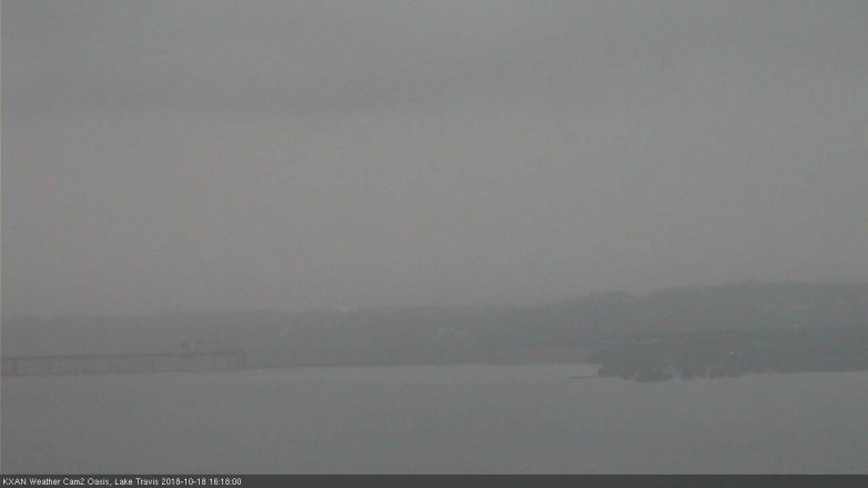 Lake Travis webcam, October 18, 2018 3:20 PM CT