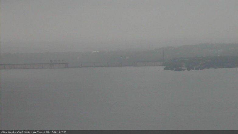 Lake Travis webcam, October 18, 2018 3:25 PM CT