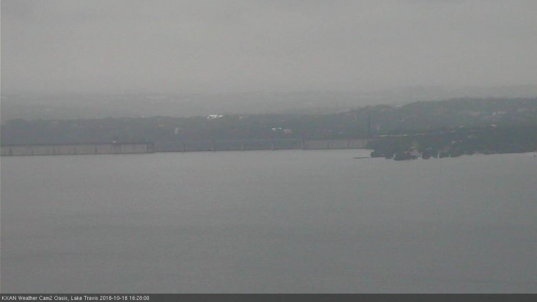 Lake Travis webcam, October 18, 2018 3:30 PM CT