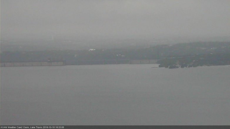 Lake Travis webcam, October 18, 2018 3:35 PM CT