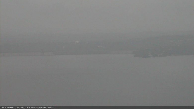 Lake Travis webcam, October 18, 2018 4:00 PM CT