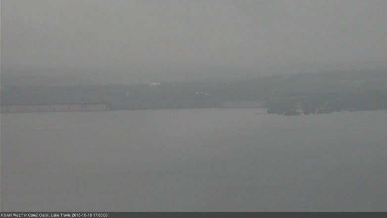 Lake Travis webcam, October 18, 2018 4:05 PM CT