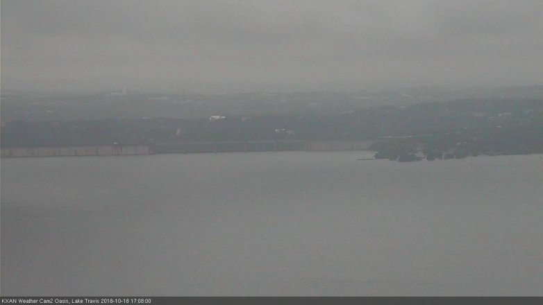 Lake Travis webcam, October 18, 2018 4:10 PM CT