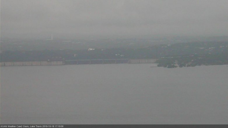Lake Travis webcam, October 18, 2018 4:20 PM CT