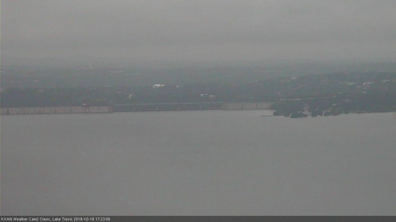 Lake Travis webcam, October 18, 2018 4:25 PM CT