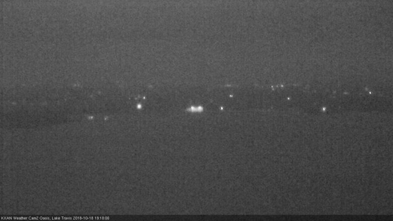 Lake Travis webcam, October 18, 2018 6:20 PM CT