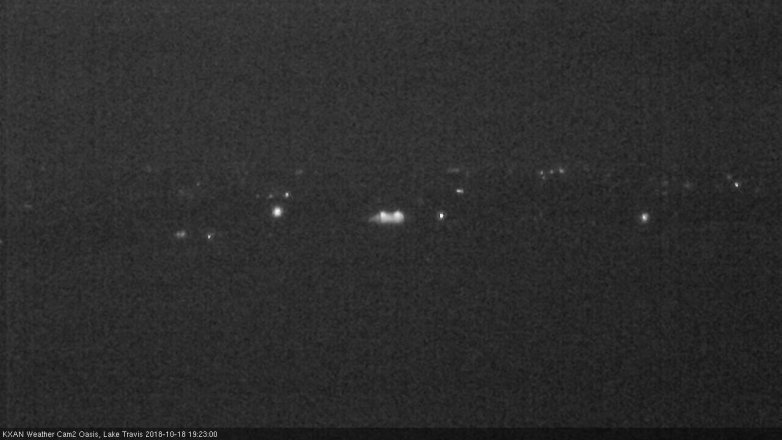 Lake Travis webcam, October 18, 2018 6:25 PM CT