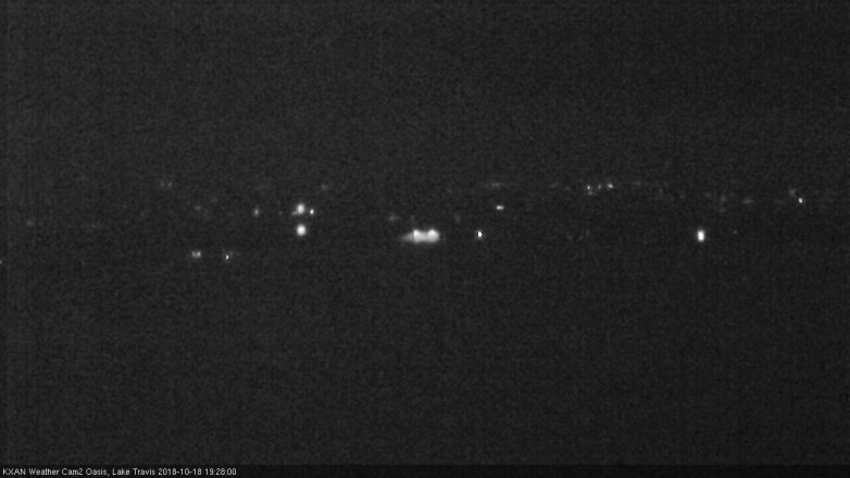 Lake Travis webcam, October 18, 2018 6:30 PM CT