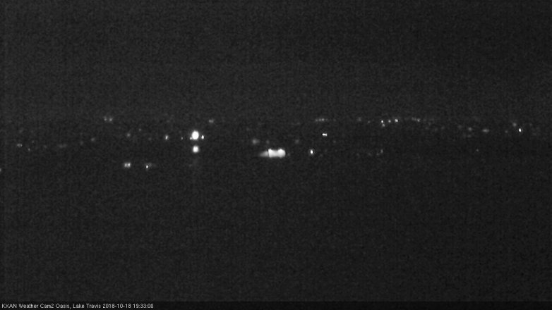 Lake Travis webcam, October 18, 2018 6:35 PM CT