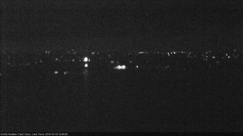 Lake Travis webcam, October 18, 2018 6:50 PM CT
