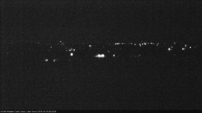 Lake Travis webcam, October 18, 2018 11:35 PM CT