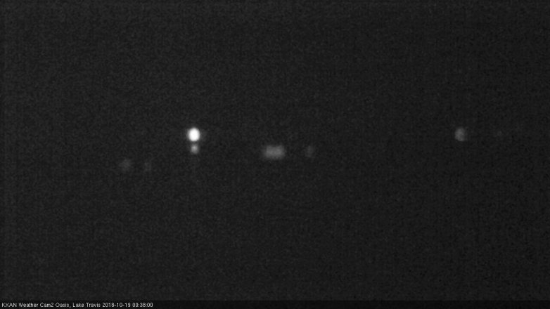 Lake Travis webcam, October 18, 2018 11:40 PM CT