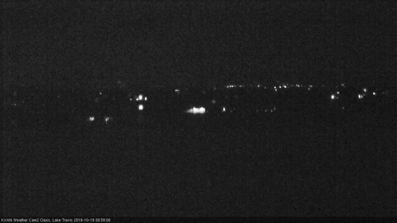 Lake Travis webcam, October 18, 2018 12:00 AM CT