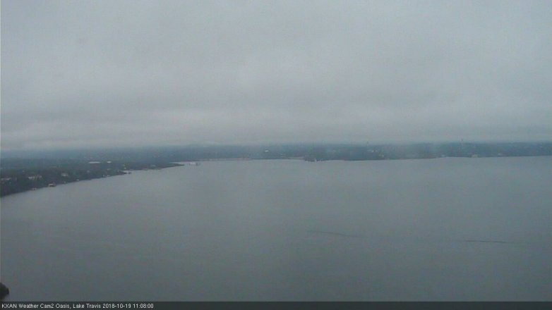 Lake Travis webcam, October 19, 2018 10:10 AM CT