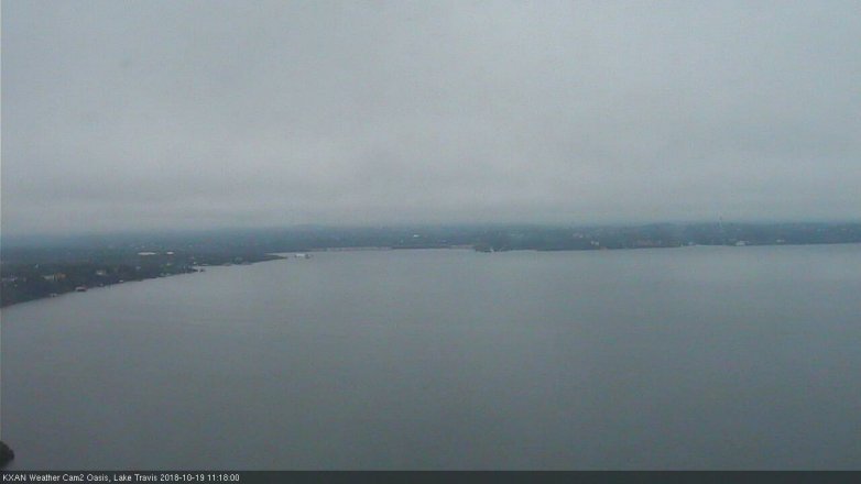 Lake Travis webcam, October 19, 2018 10:20 AM CT