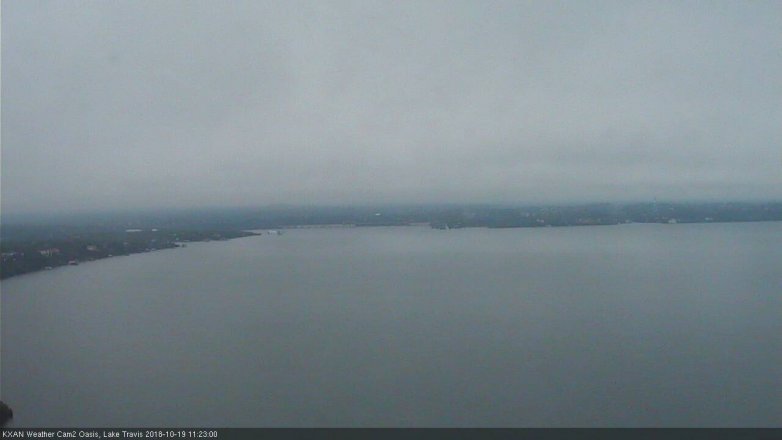 Lake Travis webcam, October 19, 2018 10:25 AM CT