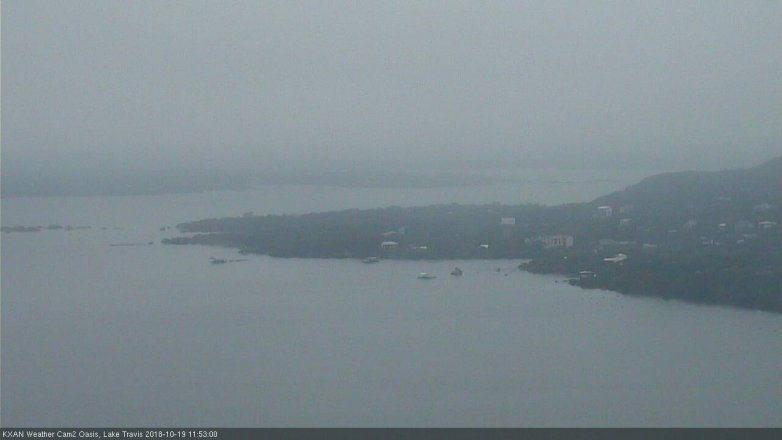 Lake Travis webcam, October 19, 2018 10:55 AM CT