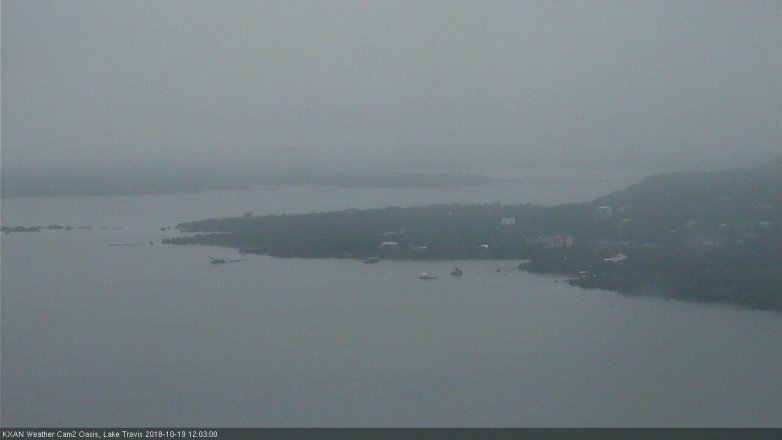 Lake Travis webcam, October 19, 2018 11:05 AM CT