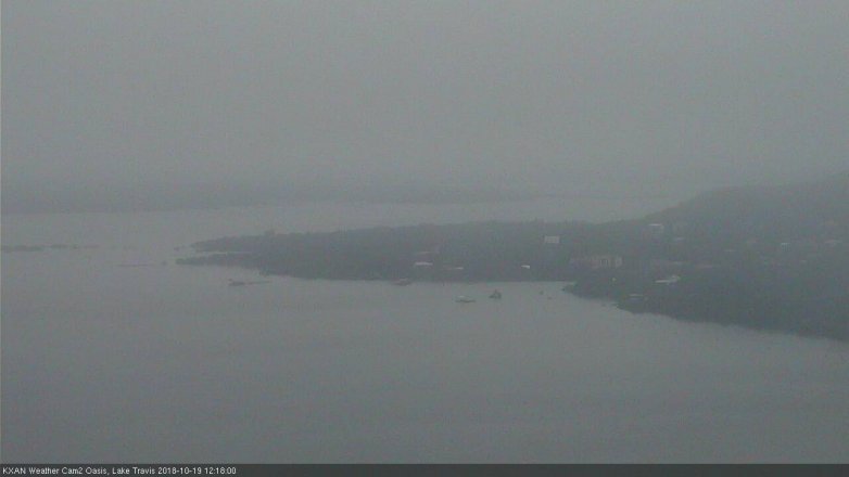 Lake Travis webcam, October 19, 2018 11:20 AM CT