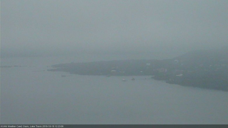 Lake Travis webcam, October 19, 2018 11:25 AM CT