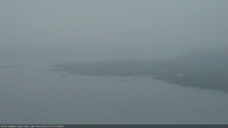 Lake Travis webcam, October 19, 2018 11:30 AM CT