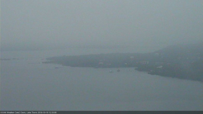 Lake Travis webcam, October 19, 2018 11:35 AM CT