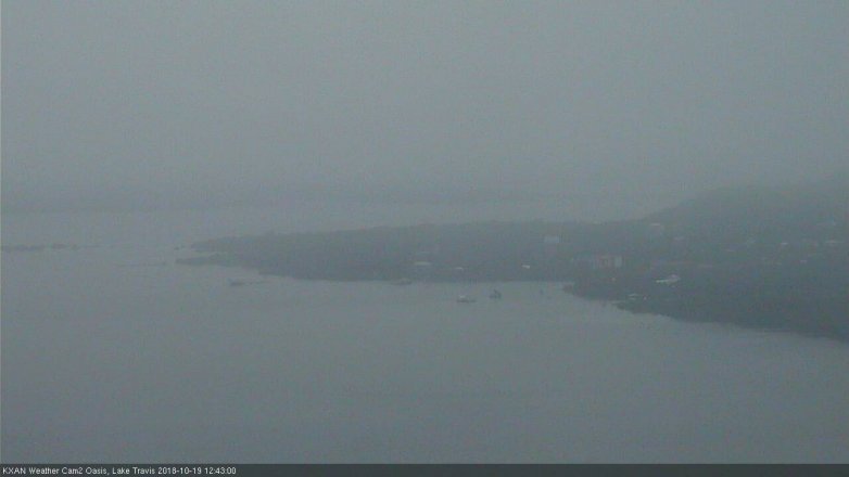 Lake Travis webcam, October 19, 2018 11:45 AM CT