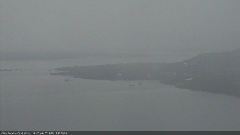 Lake Travis webcam, October 19, 2018 12:25 PM CT