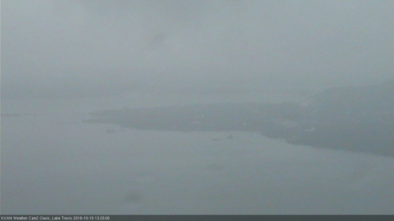 Lake Travis webcam, October 19, 2018 12:30 PM CT