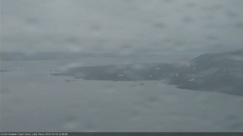Lake Travis webcam, October 19, 2018 12:40 PM CT