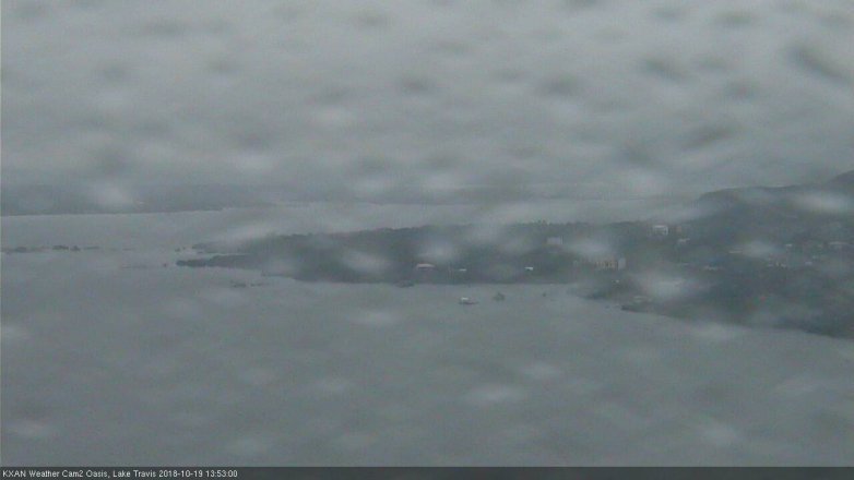 Lake Travis webcam, October 19, 2018 12:55 PM CT