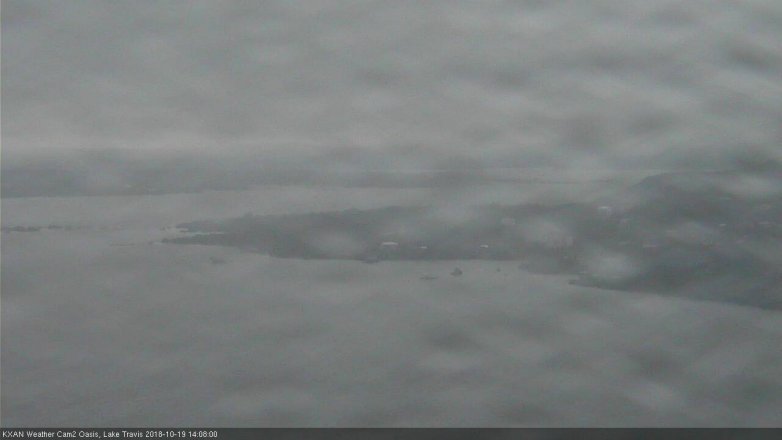 Lake Travis webcam, October 19, 2018 1:10 PM CT