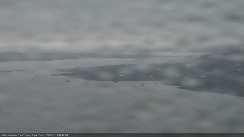 Lake Travis webcam, October 19, 2018 1:15 PM CT