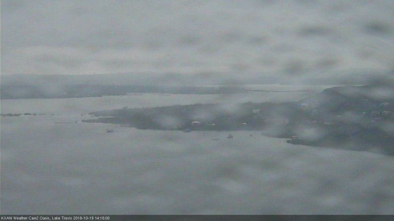 Lake Travis webcam, October 19, 2018 1:20 PM CT