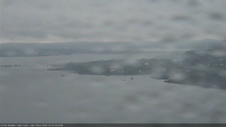 Lake Travis webcam, October 19, 2018 1:25 PM CT