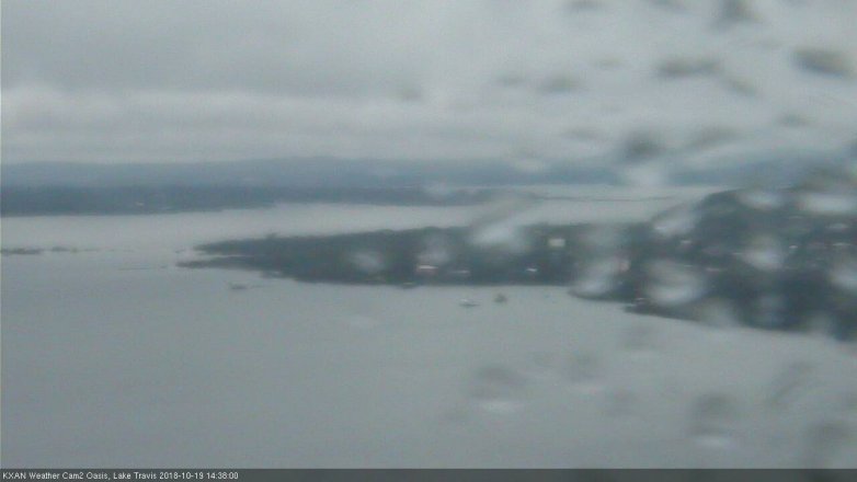 Lake Travis webcam, October 19, 2018 1:40 PM CT