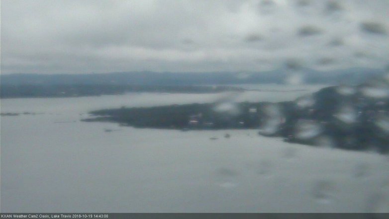 Lake Travis webcam, October 19, 2018 1:45 PM CT